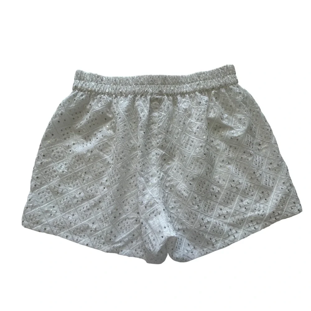 Trina Turk Mazarine Sequin Cover-Up Shorts With‎ Pockets Size Medium